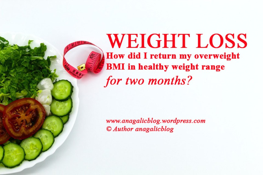 Weight Loss How Did I Return My Overweight Bmi In Healthy Weight